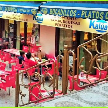 Hamburguesería Kalúa exterior del restaurante